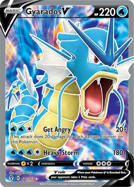 Image for Gyarados V (Full Art) (171/203) - Pokemon