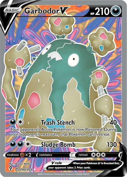 Image for Garbodor V (Full Art) (190/203) - Pokemon