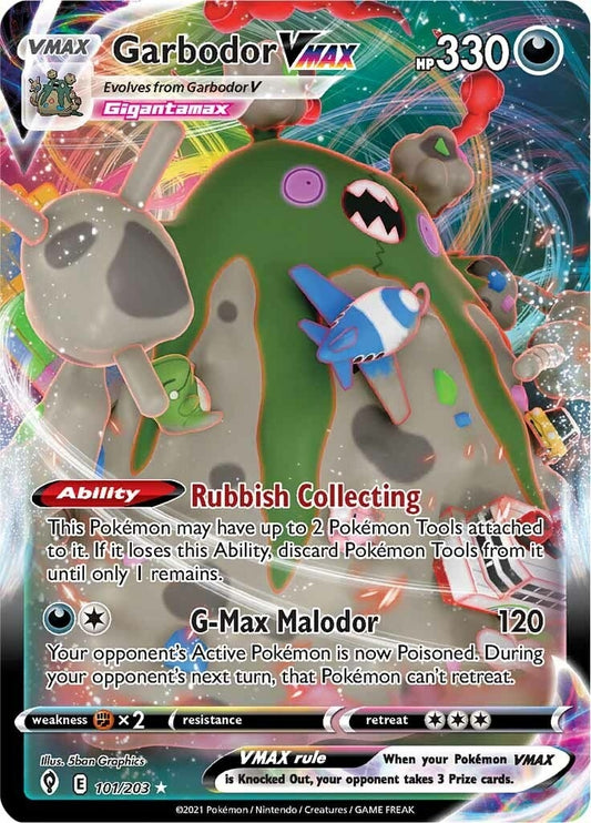 Image for Garbodor VMAX (101/203) - Pokemon