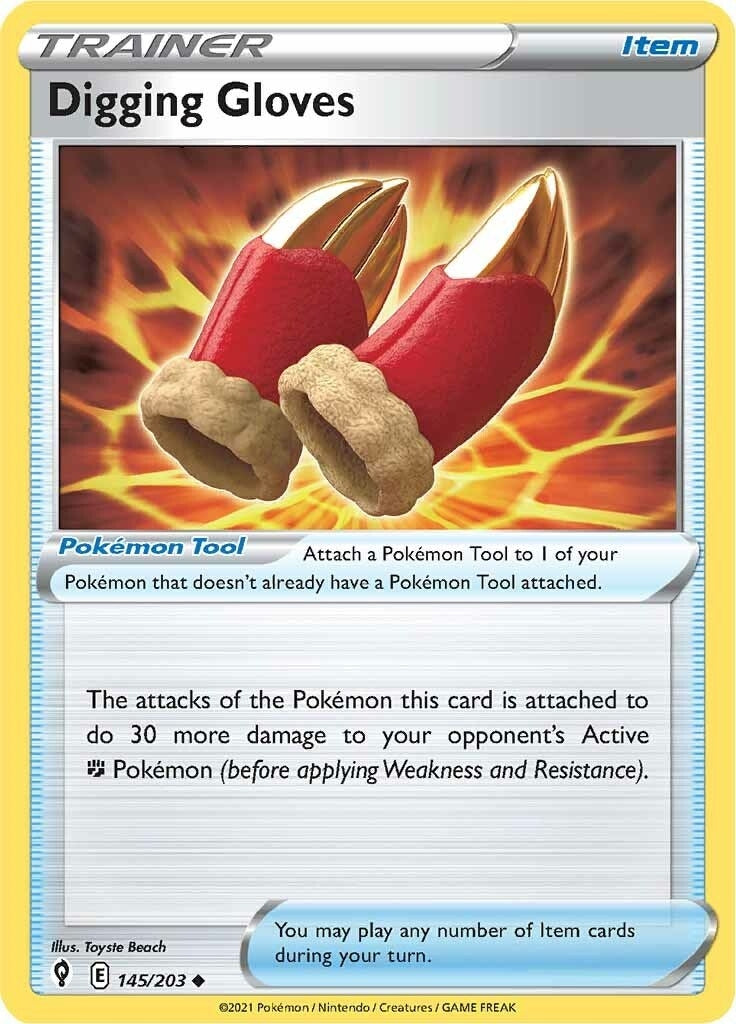 Image for Digging Gloves (145/203) - Pokemon