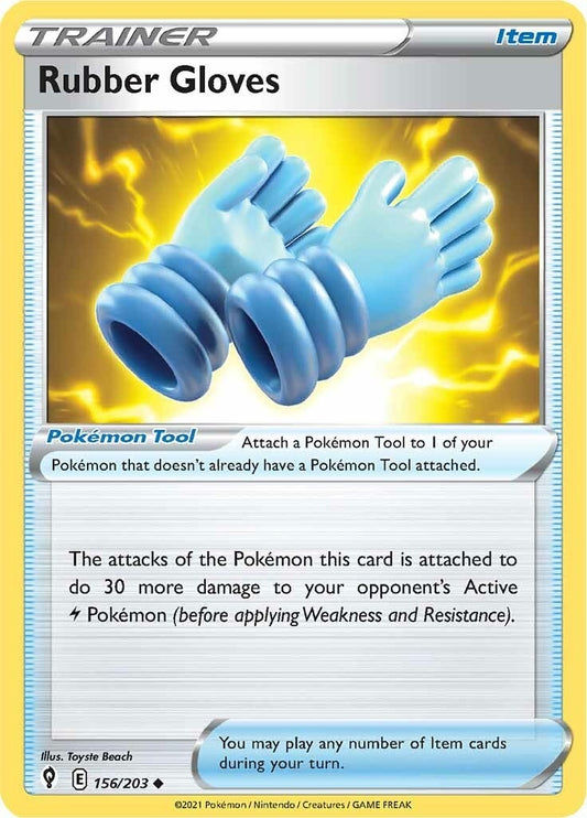 Image for Rubber Gloves (156/203) - Pokemon
