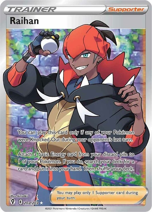Image for Raihan (Full Art) (202/203) - Pokemon