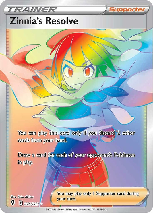 Image for Zinnia's Resolve (Secret) (225/203) - Pokemon