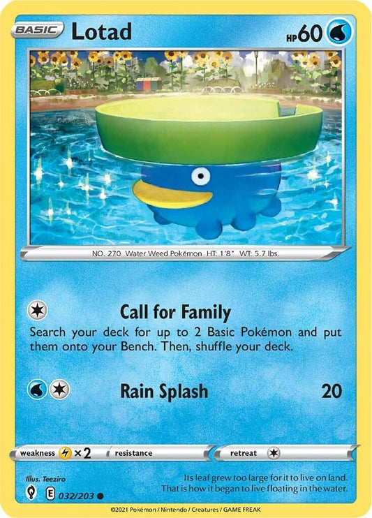 Image for Lotad (032/203) - Pokemon