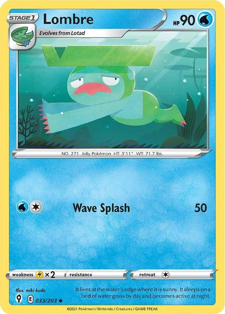 Image for Lombre (033/203) - Pokemon