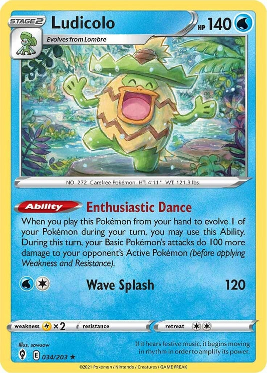 Image for Ludicolo (034/203) - Pokemon