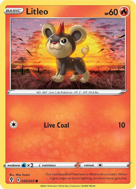 Image for Litleo (022/203) - Pokemon
