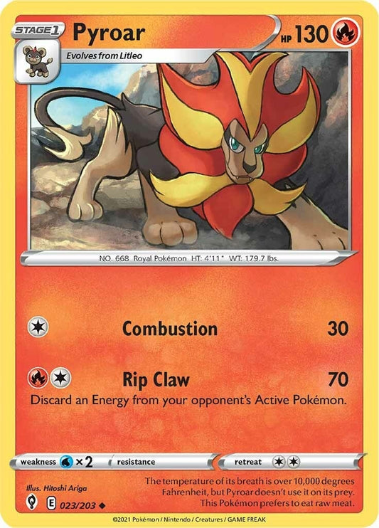 Image for Pyroar (023/203) - Pokemon