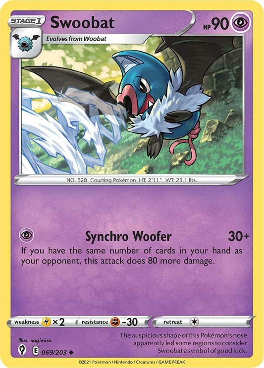 Image for Swoobat (069/203) - Pokemon