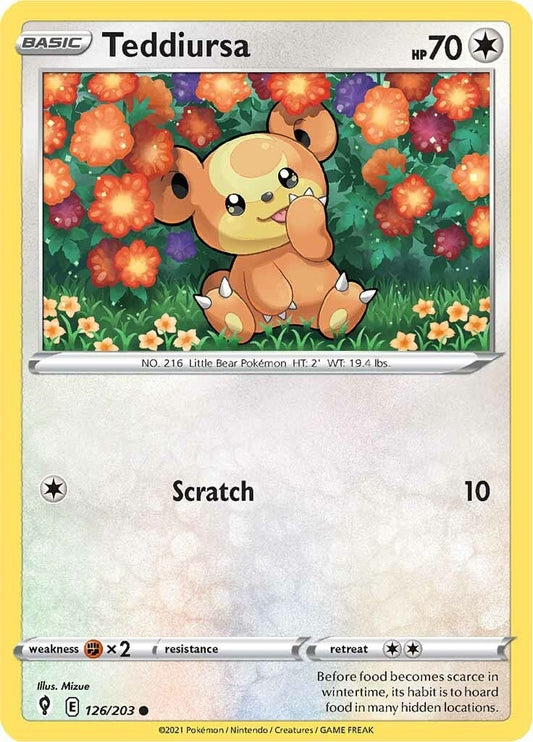 Image for Teddiursa (126/203) - Pokemon