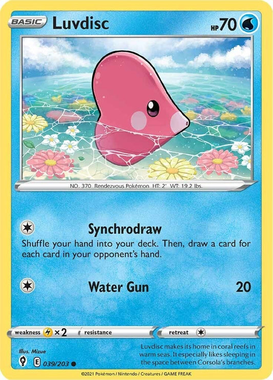 Image for Luvdisc (039/203) - Pokemon