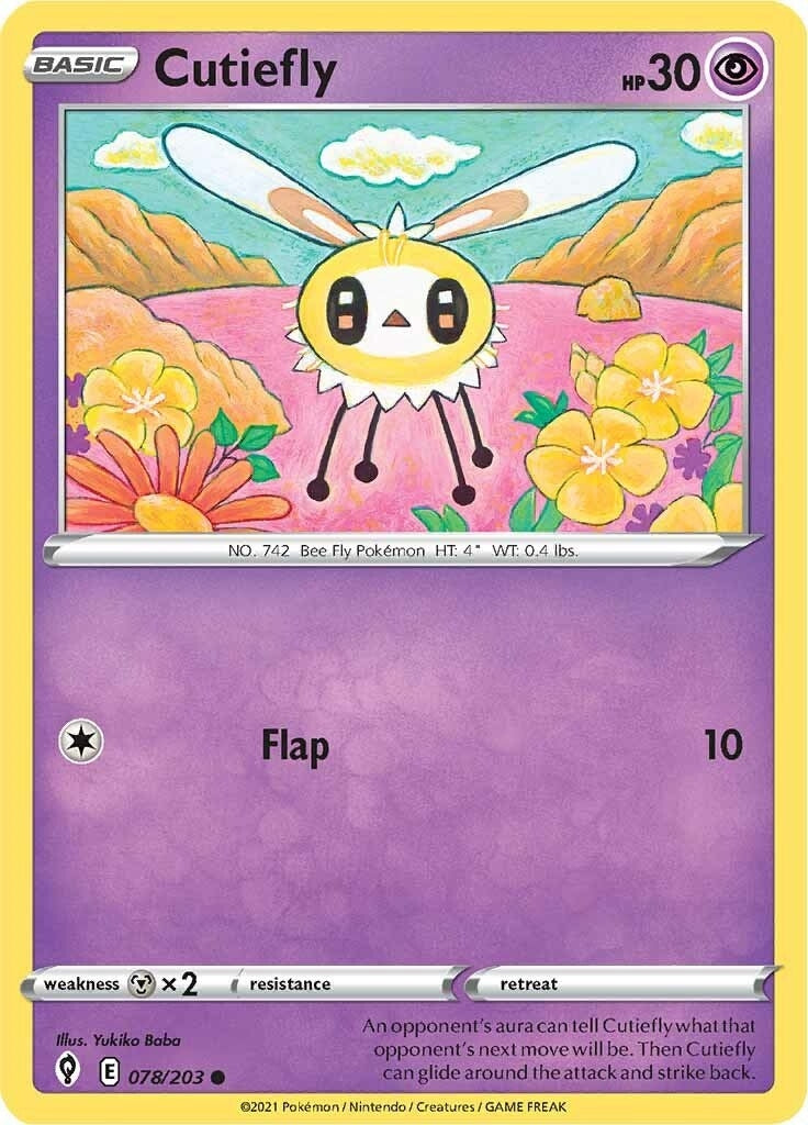 Image for Cutiefly (078/203) - Pokemon