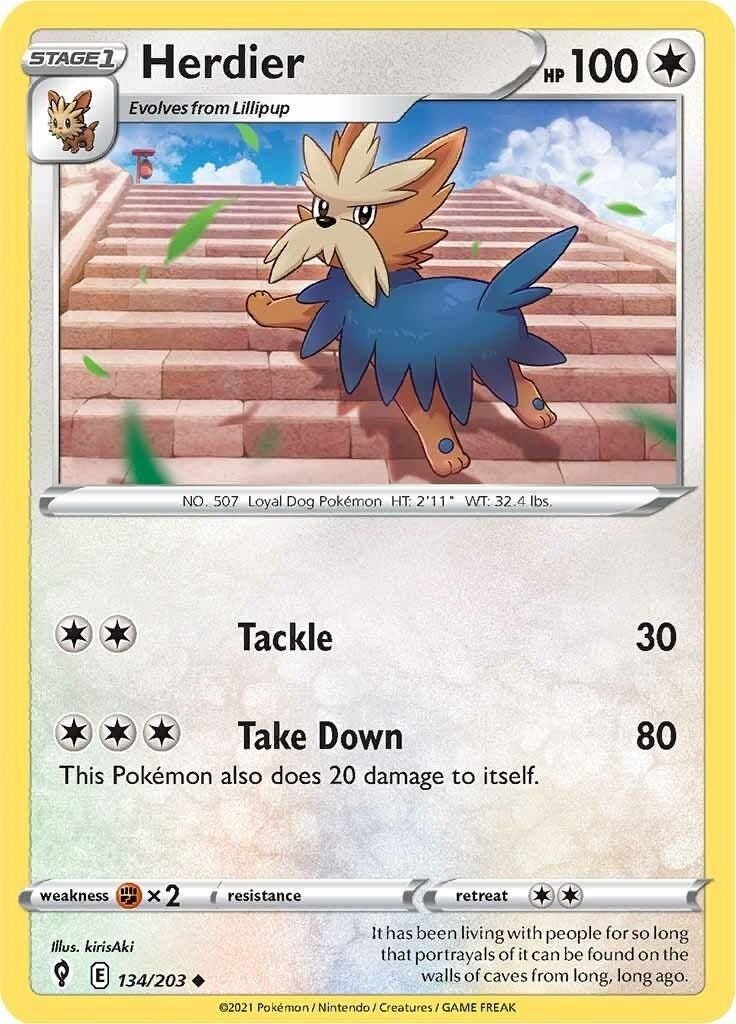 Image for Herdier (134/203) - Pokemon