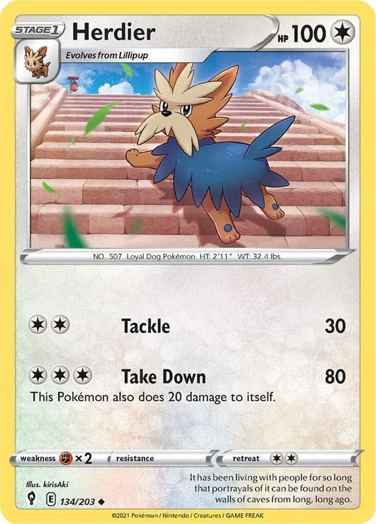Image for Herdier (134/203) - Pokemon