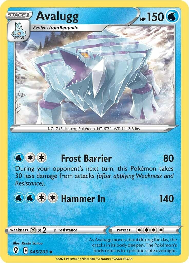Image for Avalugg (045/203) - Pokemon