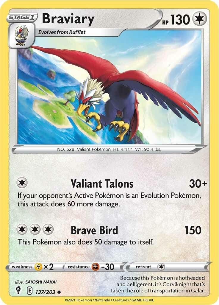 Image for Braviary (137/203) - Pokemon