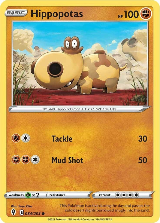 Image for Hippopotas (084/203) - Pokemon
