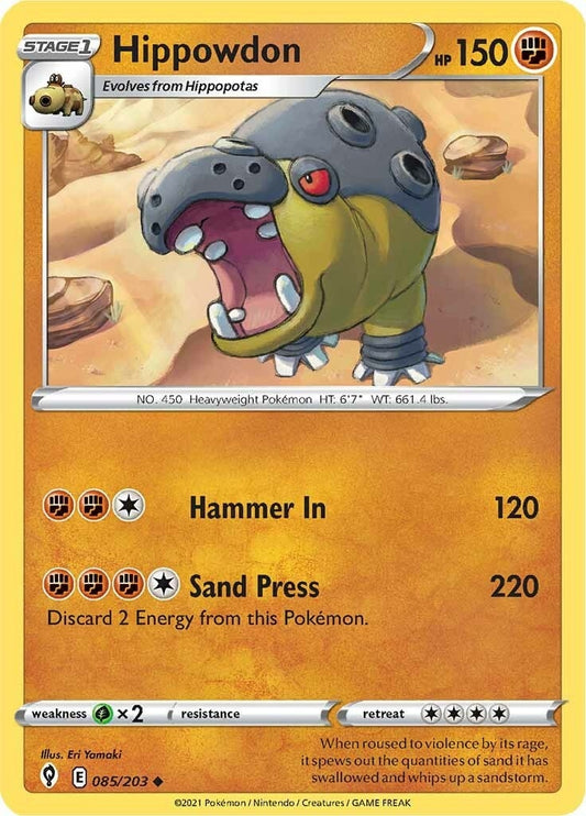 Image for Hippowdon (085/203) - Pokemon