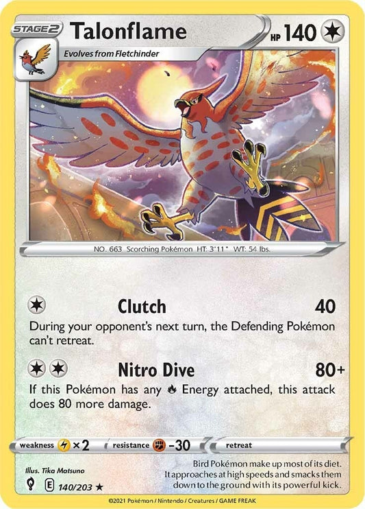 Image for Talonflame (140/203) - Pokemon
