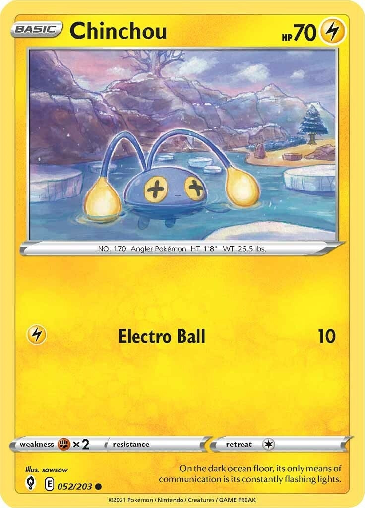 Image for Chinchou (052/203) - Pokemon