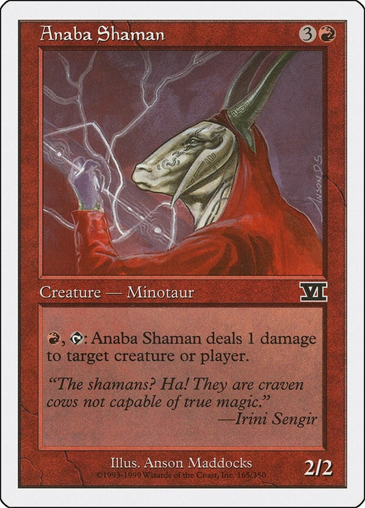 Image for Anaba Shaman (165) - Magic: The Gathering