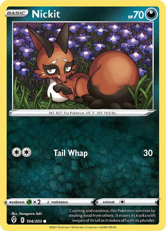 Image for Nickit (104/203) - Pokemon
