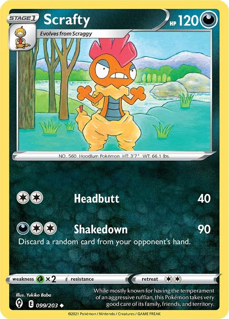 Image for Scrafty (099/203) - Pokemon
