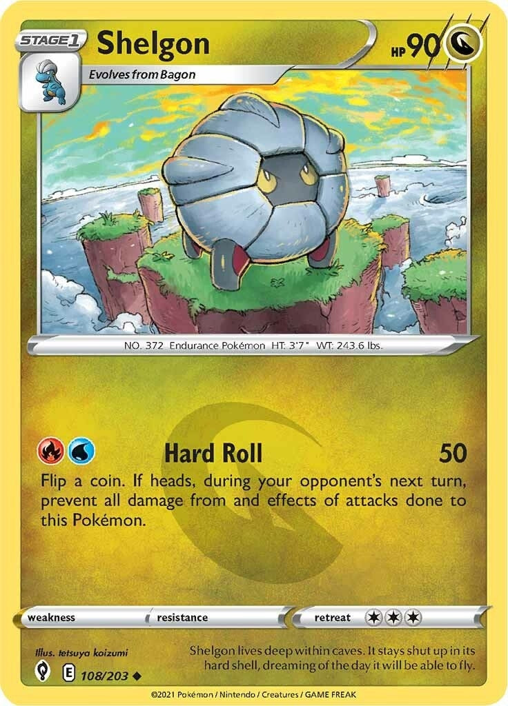 Image for Shelgon (108/203) - Pokemon