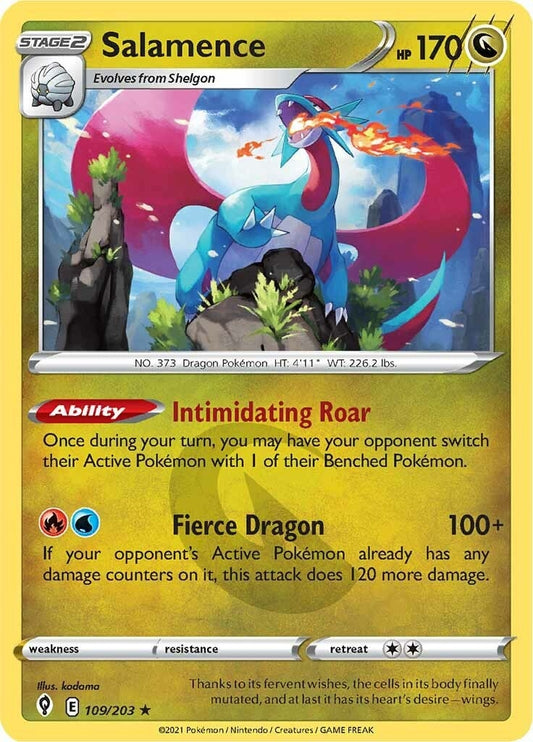 Image for Salamence (109/203) - Pokemon