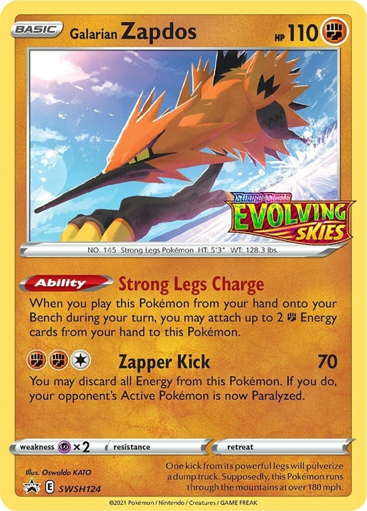 Image for Galarian Zapdos - SWSH124 (Prerelease) (SWSH124) - Pokemon
