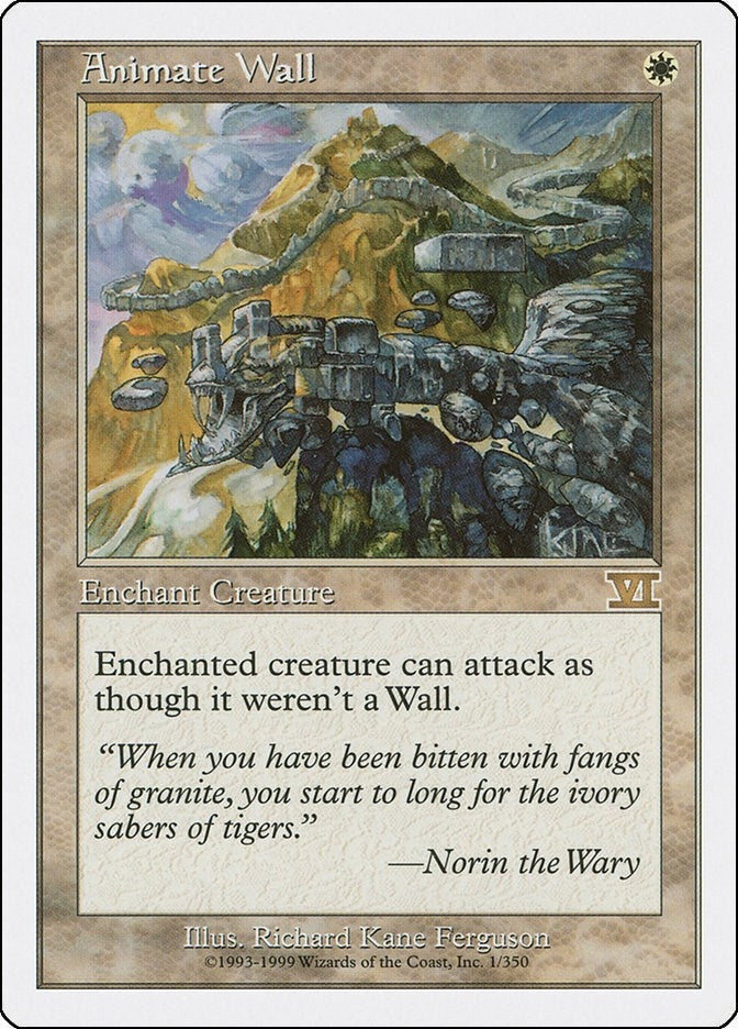 Image for Animate Wall (1) - Magic: The Gathering