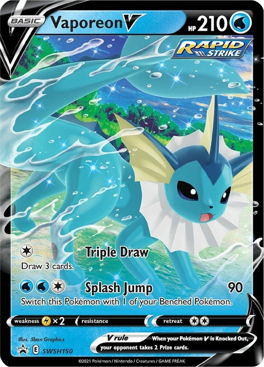Image for Vaporeon V - SWSH150 (SWSH150) - Pokemon