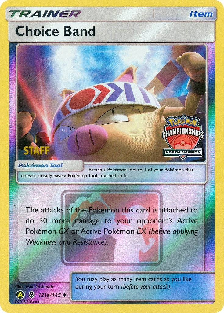 Image for Choice Band - 121a/145 (North America Championships) [Staff] (121a/145) - Pokemon