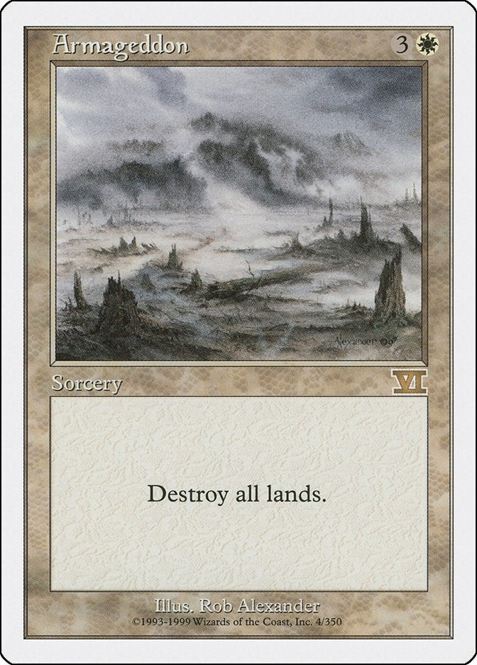 Image for Armageddon (4) - Magic: The Gathering