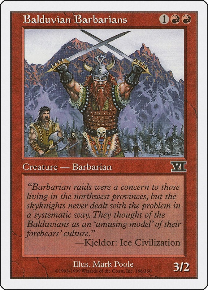 Image for Balduvian Barbarians (166) - Magic: The Gathering