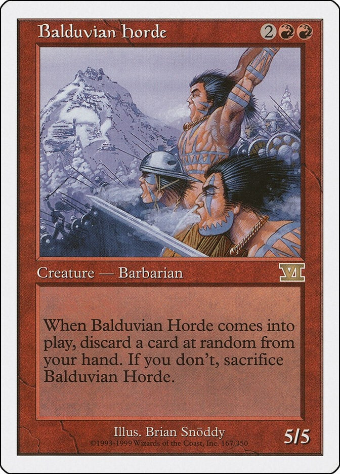 Image for Balduvian Horde (167) - Magic: The Gathering