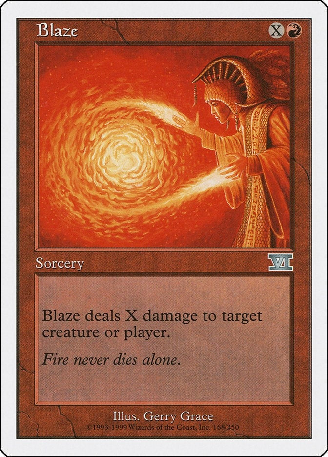 Image for Blaze (168) - Magic: The Gathering