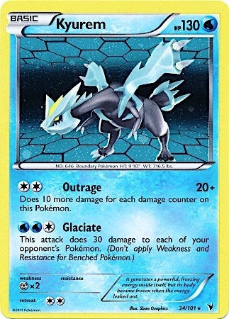Image for Kyurem - 34/101 (Cosmos Holo) (034/101) - Pokemon