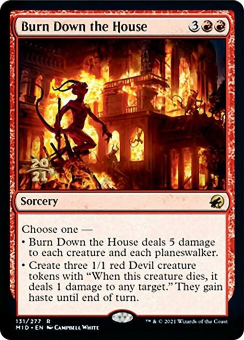Image for Burn Down the House (131) - Magic: The Gathering