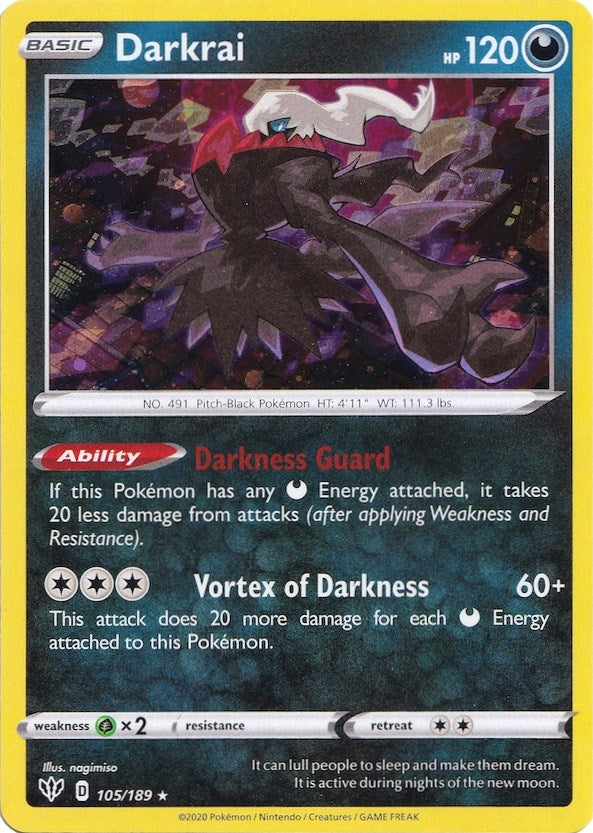 Image for Darkrai - 105/189 (Cosmos Holo) (105/189) - Pokemon