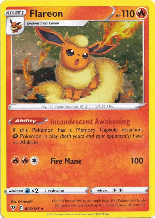 Image for Flareon - 026/185 (Cosmos Holo) (026/185) - Pokemon