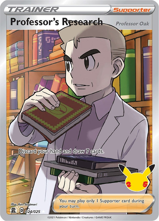 Image for Professor's Research (Full Art) (024/025) - Pokemon