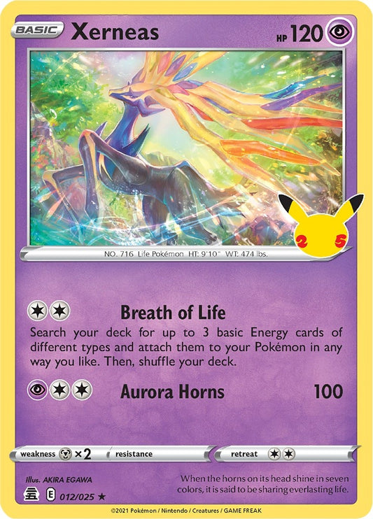 Image for Xerneas (012/025) - Pokemon