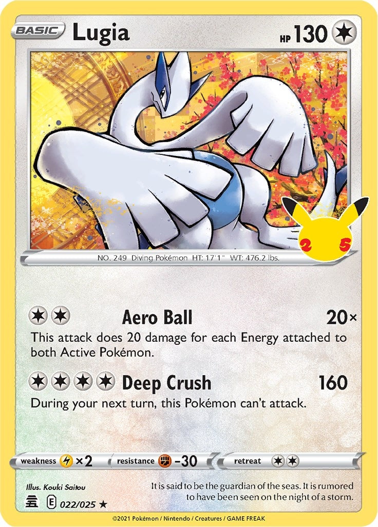 Image for Lugia (022/025) - Pokemon