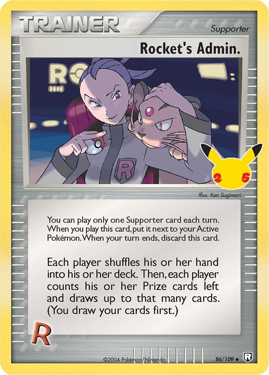 Image for Rocket's Admin. (86/109) - Pokemon