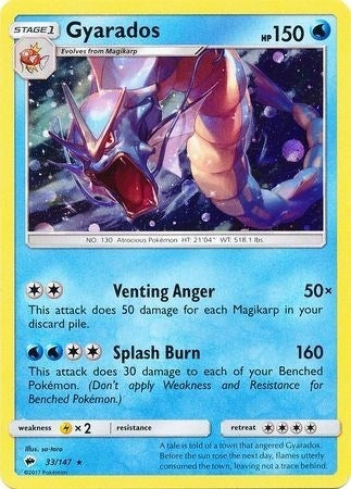 Image for Gyarados - 33/147 (Cosmos Holo) (033/147) - Pokemon