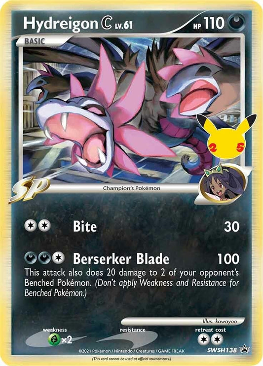 Image for Hydreigon C lv.61 - SWSH138 (SWSH138) - Pokemon