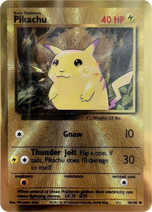 Image for Pikachu - 58/102 (Celebrations Metal Card) (058/102) - Pokemon