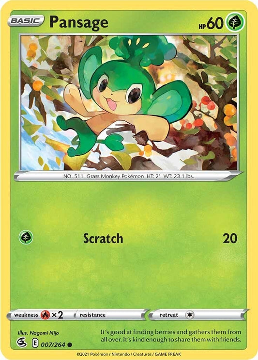 Image for Pansage (007/264) - Pokemon