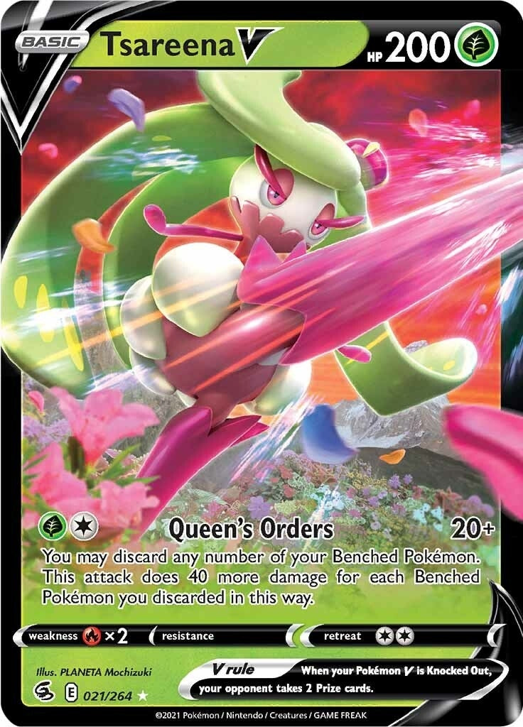 Image for Tsareena V (021/264) - Pokemon